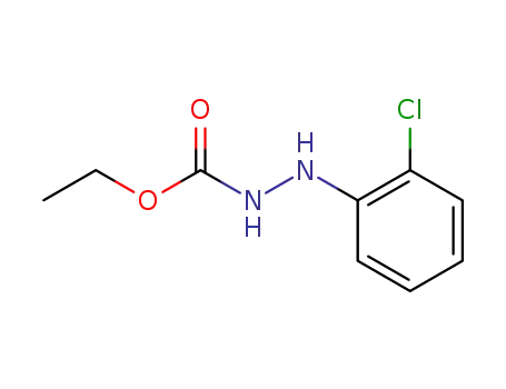 Molecular Structure of 1205-13-6 (Hydrazinecarboxylic acid, 2-(2-chlorophenyl)-, ethyl ester)