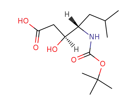 Molecular Structure of 58521-49-6 (BOC-STA-OH)