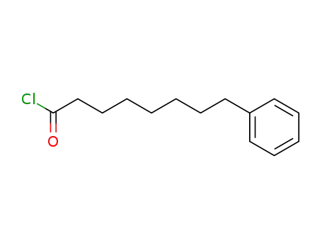 Molecular Structure of 61875-56-7 (Benzeneoctanoyl chloride)