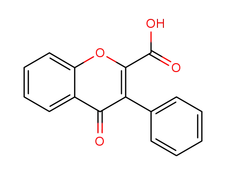 4-Oxo-3-phenyl-4H-1-benzopyran-2-carboxylic acid