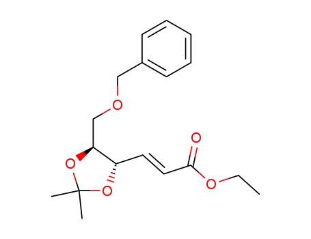 (E)-ethyl 3-((4S,5S)-5-((benzyloxy)methyl)-2,2-dimethyl-1,3-dioxolan-4-yl)acrylate