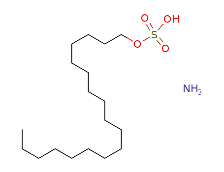 Molecular Structure of 4696-46-2 (ammonium octadecyl sulphate)
