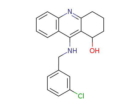 104648-38-6,9-[(3-chlorobenzyl)amino]-1,2,3,4-tetrahydroacridin-1-ol,