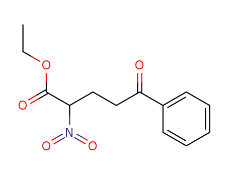 Molecular Structure of 91958-55-3 (ethyl 2-nitro-5-oxo-5-phenylpentanoate)