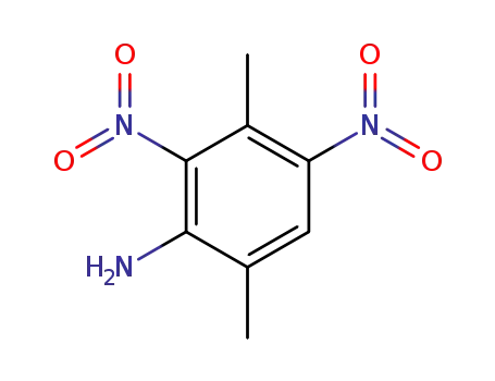 Molecular Structure of 6311-52-0 (3,6-DIMETHYL-2,4-DINITROANILINE)