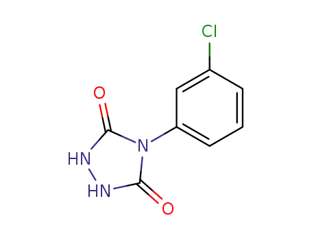 Molecular Structure of 52039-91-5 (4-(3-CHLORO-PHENYL)-[1,2,4]TRIAZOLIDINE-3,5-DIONE)
