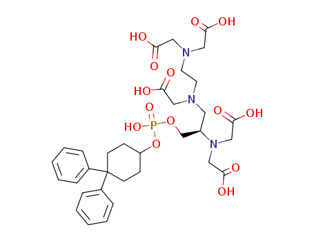 10-Oxa-3,6-diaza-11-phosphaundecanoicacid,8-[bis(carboxymethyl)amino]-3,6-bis(carboxymethyl)-11-[(4,4-diphenylcyclohexyl)oxy]-11-hydroxy-,11-oxide, (8R)-
