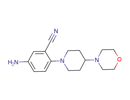 Benzonitrile, 5-amino-2-[4-(4-morpholinyl)-1-piperidinyl]-(288252-22-2)