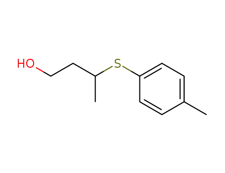 Molecular Structure of 102211-95-0 (3-p-toluenethio-1-butanol)