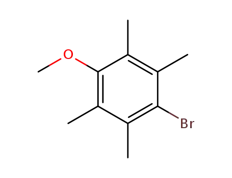 Molecular Structure of 56474-57-8 (1-bromo-4-methoxy-2,3,5,6-tetramethylbenzene)
