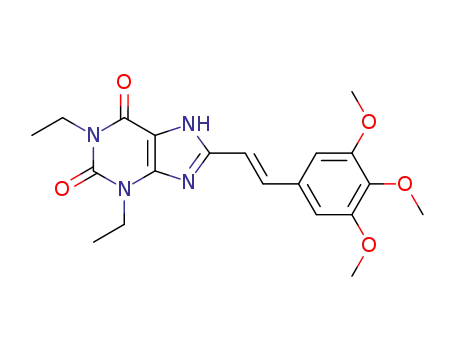 1,3-diethyl-8-(3,4,5-trimethoxy-styryl)-3,7-dihydro-purine-2,6-dione