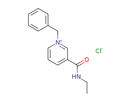 Molecular Structure of 81388-57-0 (Pyridinium, 3-[(ethylamino)carbonyl]-1-(phenylmethyl)-, chloride)