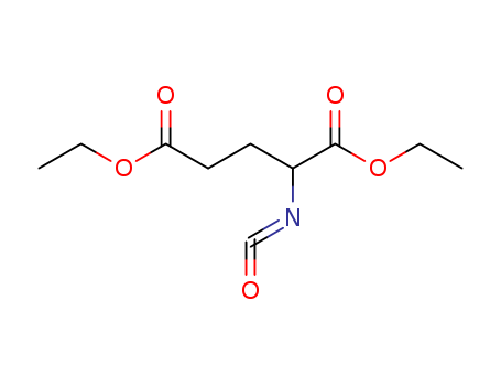 2-Isocyanatopentanedioic acid diethyl ester
