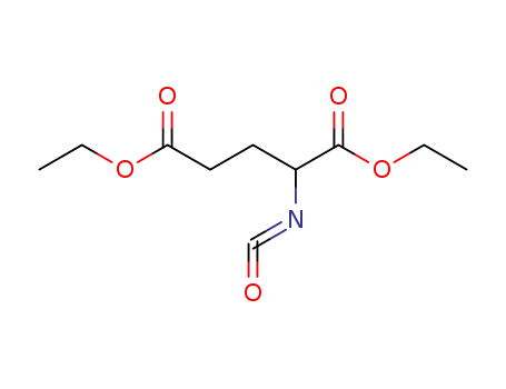 Molecular Structure of 17046-23-0 ((S)-(-)-2-isocyanatoglutaric acid diethyl ester)