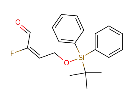 Molecular Structure of 186953-22-0 ((2E)-4-[(tert-butyldiphenylsilyl)oxy]-2-fluorobut-2-enal)