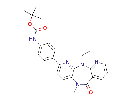 [4-(5-Ethyl-10-methyl-11-oxo-10,11-dihydro-5H-4,5,6,10-tetraaza-dibenzo[a,d]cyclohepten-7-yl)-phenyl]-carbamic acid tert-butyl ester