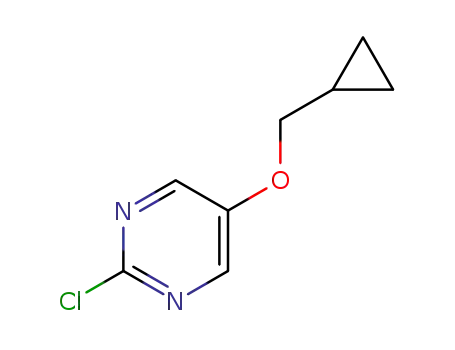 Molecular Structure of 169677-66-1 (2-chloro-5-(cyclopropylmethoxy)pyrimidine)