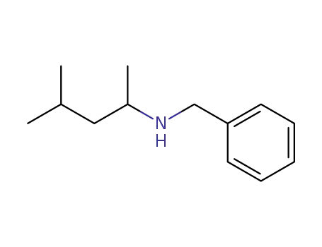 Molecular Structure of 60509-76-4 (Benzenemethanamine, N-(1,3-dimethylbutyl)-)