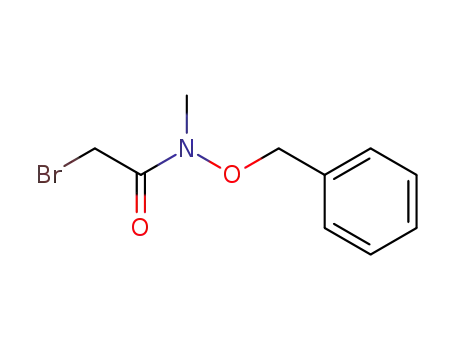 Molecular Structure of 224557-85-1 (O-Benzyl-2-bromo-N-methylacetohydroxamic acid)