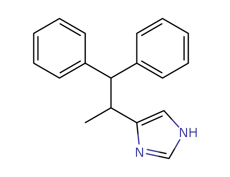 106147-56-2,5-(1-methyl-2,2-diphenylethyl)-1H-imidazole,1H-Imidazole,4-(1-methyl-2,2-diphenylethyl)- (9CI)