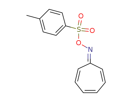 Molecular Structure of 19816-96-7 (2,4,6-Cycloheptatrien-1-one, O-[(4-methylphenyl)sulfonyl]oxime)