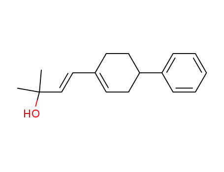 Molecular Structure of 142597-36-2 (3-Buten-2-ol, 2-methyl-4-(4-phenyl-1-cyclohexen-1-yl)-, (E)-)