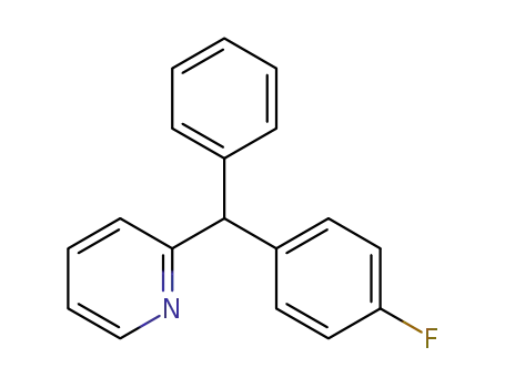Molecular Structure of 1443984-93-7 (2-((4-fluorophenyl)(phenyl)methyl)pyridine)