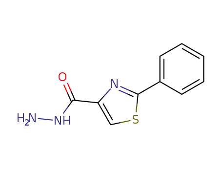 Molecular Structure of 7113-12-4 (2-PHENYL-1,3-THIAZOLE-4-CARBOHYDRAZIDE)