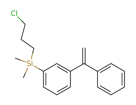 Silane, (3-chloropropyl)dimethyl[3-(1-phenylethenyl)phenyl]-