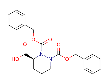 1,2-dibenzyl 3-tert-butyl Cilazapril
piperazine-1,2,3-tricarboxylate
