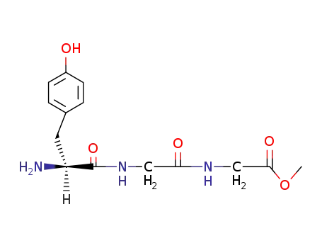 Molecular Structure of 191591-11-4 (Glycine, L-tyrosylglycyl-, methyl ester)