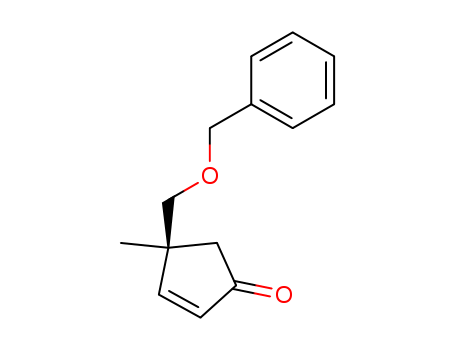2-CYCLOPENTEN-1-ONE,4-METHYL-4-[(PHENYLMETHOXY)METHYL]-,(4S)-