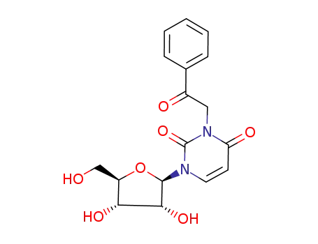Molecular Structure of 144405-50-5 (N(3)-phenacyluridine)