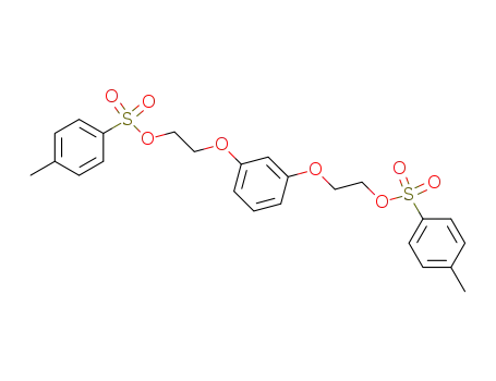 Molecular Structure of 136028-18-7 (1,3-bis(2-tosyloxyethoxy)benzene)
