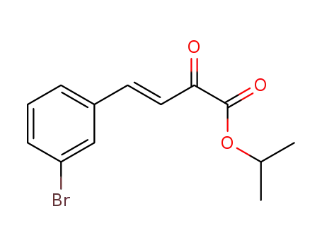Molecular Structure of 1402910-15-9 ((E)-isopropyl 4-(3-bromophenyl)-2-oxobut-3-enoate)