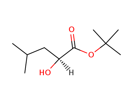 Pentanoic acid,2-hydroxy-4-methyl-, 1,1-dimethylethyl ester, (2S)- 3069-52-1
