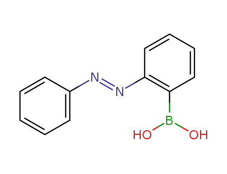 Molecular Structure of 866252-03-1 ((E)-[2-(phenylazo)phenyl]boronic acid)