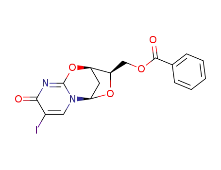 5-iodo-2,3'-anhydro-5'-O-benzoyl-2'-deoxyuridine