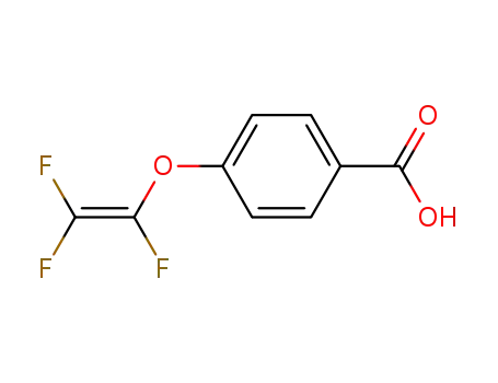 Molecular Structure of 134151-66-9 (Benzoic acid, 4-[(1,2,2-trifluoroethenyl)oxy]-)