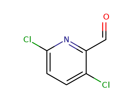Molecular Structure of 343781-53-3 (2-Pyridinecarboxaldehyde, 3,6-dichloro-)