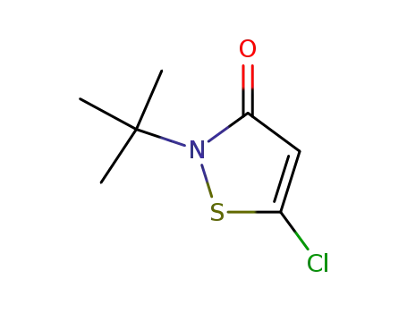 Molecular Structure of 850314-12-4 (2-tert-Butyl-5-chloroisothiazol-3(2H)-one)