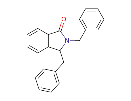 Molecular Structure of 39142-92-2 (1H-Isoindol-1-one, 2,3-dihydro-2,3-bis(phenylmethyl)-)
