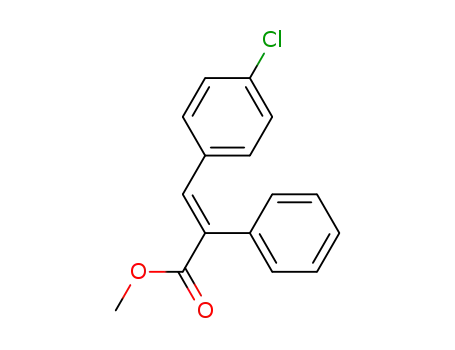 methyl (E)-3-(4-chlorophenyl)-2-phenyl-prop-2-enoate