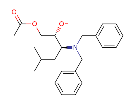 ACETIC ACID (2R,3S)-3-DIBENZYLAMINO-2-HYDROXY-5-METHYLHEXYL ESTER