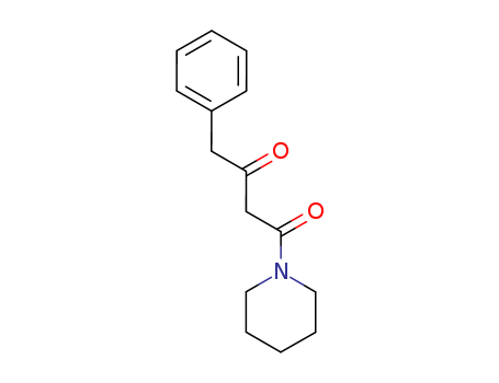 Molecular Structure of 146380-08-7 (Piperidine, 1-(1,3-dioxo-4-phenylbutyl)-)