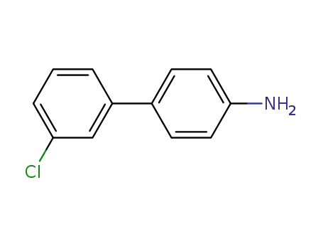 Molecular Structure of 5748-36-7 (3'-CHLOROBIPHENYL-4-YLAMINE)