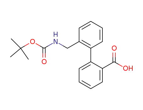 Molecular Structure of 158066-11-6 (2'-(BOC-AMINOMETHYL)-BIPHENYL-2-CARBOXYLIC ACID)