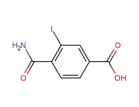 Molecular Structure of 857088-45-0 (4-(aminocarbonyl)-3-iodobenzoic acid)
