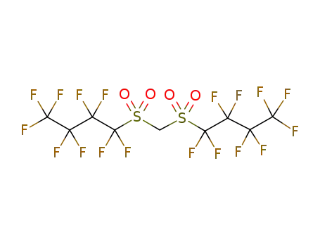 Molecular Structure of 29214-37-7 (1,1,1,2,2,3,3,4,4-nonafluoro-4-({[(nonafluorobutyl)sulfonyl]methyl}sulfonyl)butane)
