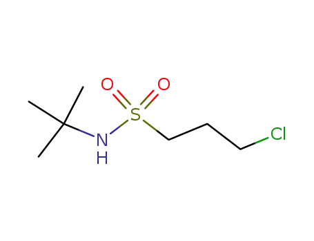Molecular Structure of 63132-85-4 (3-CHLORO-PROPANE-1-SULFONIC ACID TERT-BUTYLAMIDE)